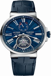 Replica 1283-181/e3 Ulysse Nardin Marine Tourbillon 43mm Mens Watch