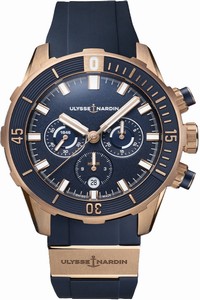 Replica 1502-170-3/93 Ulysse Nardin Diver Chronograph 44mm Mens Watch