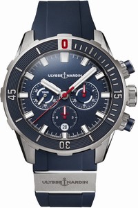 Replica 1503-170-3/93 Ulysse Nardin Diver Chronograph 44mm Mens Watch