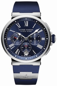Replica 1533-150-3/43 Ulysse Nardin Marine Chronograph Annual Calendar 43mm Mens Watch