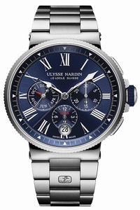 Replica 1533-150-7m/43 Ulysse Nardin Marine Chronograph Annual Calendar 43mm Mens Watch