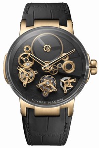 Replica 1766-176 Ulysse Nardin Executive Tourbillon Free Wheel 44mm Mens Watch