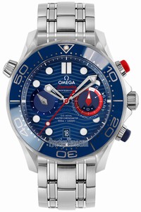 Replica 210.30.44.51.03.002 America's Cup Omega Seamaster Diver 300m Co-Axial Master Chronometer Chronograph 44mm Mens Watch