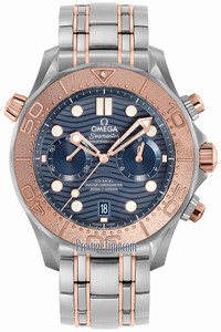 Replica 210.60.44.51.03.001 Omega Seamaster Diver 300m Co-Axial Master Chronometer Chronograph 44mm Mens Watch