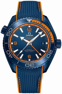 Replica 215.92.46.22.03.001 BIG BLUE Omega Planet Ocean 600m Co-Axial Master Chronometer GMT 45.5mm Mens Watch