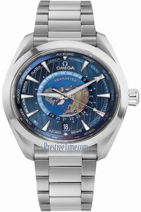 Replica 220.10.43.22.03.001 Omega Aqua Terra 150M GMT Worldtimer Co-Axial Master Chronometer 43mm Mens Watch