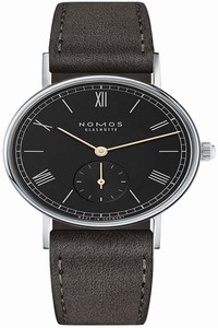 Replica 226 Noir Solid Case Back Nomos Glashutte Ludwig 33 32.8mm Midsize Watch