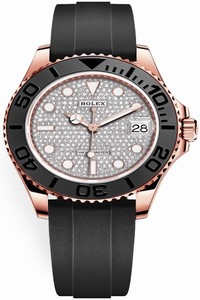 Replica 268655 Pave Diamond Rolex Yacht-Master 37mm Mens Watch
