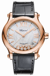 Replica 274808-5008 Chopard Happy Sport Medium Automatic 36mm Ladies Watch