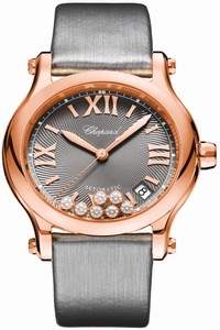 Replica 274808-5012 Chopard Happy Sport Medium Automatic 36mm Ladies Watch