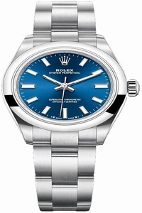 Replica 276200 Blue Rolex Oyster Perpetual 28mm Ladies Watch