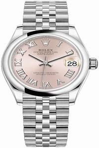 Replica 278240 Pink Roman Jubilee Rolex Datejust 31mm Stainless Steel Ladies Watch