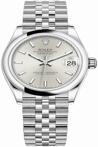Replica 278240 Silver Index Jubilee Rolex Datejust 31mm Stainless Steel Ladies Watch