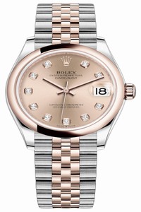 Replica 278241 Rose Diamond Jubilee Rolex Datejust 31mm Stainless Steel and Rose Gold Ladies Watch