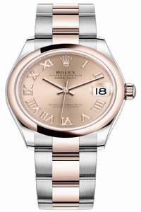 Replica 278241 Rose Roman Oyster Rolex Datejust 31mm Stainless Steel and Rose Gold Ladies Watch