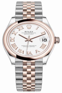 Replica 278241 White Roman Jubilee Rolex Datejust 31mm Stainless Steel and Rose Gold Ladies Watch