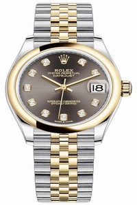 Replica 278243 Grey Diamond Jubilee Rolex Datejust 31mm Stainless Steel and Yellow Gold Ladies Watch