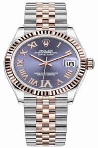 Replica 278271 Aubergine Roman VI Jubilee Rolex Datejust 31mm Stainless Steel and Rose Gold Ladies Watch