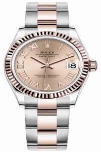 Replica 278271 Rose Roman Oyster Rolex Datejust 31mm Stainless Steel and Rose Gold Ladies Watch