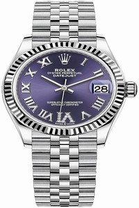 Replica 278274 Aubergine VI Jubilee Rolex Datejust 31mm Stainless Steel Ladies Watch