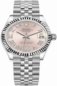 Replica 278274 Pink VI Jubilee Rolex Datejust 31mm Stainless Steel Ladies Watch