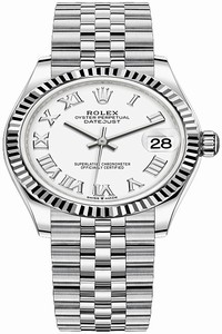 Replica 278274 White Roman Jubilee Rolex Datejust 31mm Stainless Steel Ladies Watch