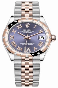 Replica 278341rbr Aubergine VI Roman Jubilee Rolex Datejust 31mm Stainless Steel and Rose Gold Ladies Watch