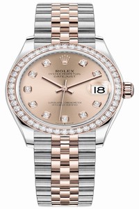 Replica 278381rbr Rose Diamond Jubilee Rolex Datejust 31mm Stainless Steel and Rose Gold Ladies Watch