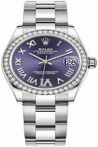 Replica 278384rbr Aubergine VI Oyster Rolex Datejust 31mm Stainless Steel Ladies Watch