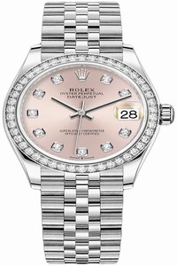 Replica 278384rbr Pink Diamond Jubilee Rolex Datejust 31mm Stainless Steel Ladies Watch