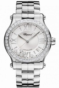 Replica 278559-3004 Chopard Happy Sport Medium Automatic 36mm Ladies Watch