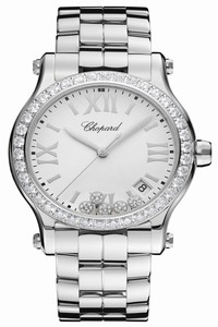 Replica 278582-3004 Chopard Happy Sport Round Quartz 36mm Ladies Watch