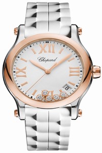 Replica 278582-6001 Chopard Happy Sport Round Quartz 36mm Ladies Watch