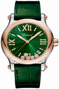 Replica 278582-6005 Chopard Happy Sport Round Quartz 36mm Ladies Watch