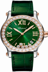 Replica 278582-6007 Chopard Happy Sport Round Quartz 36mm Ladies Watch