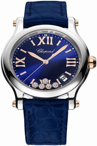 Replica 278582-6012 Chopard Happy Sport Round Quartz 36mm Ladies Watch