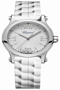 Replica 278590-3001 Chopard Happy Sport Round Quartz 30mm Ladies Watch
