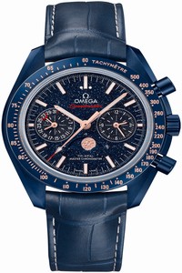 Replica 304.93.44.52.03.002 Blue Side of the Moon Omega Speedmaster Moonphase Co-Axial Master Chronometer Chronograph 44.25mm Mens Watch
