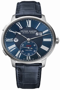 Replica 3343-320-3a/1a Ulysse Nardin Marine Torpilleur Dual Time 44mm Mens Watch