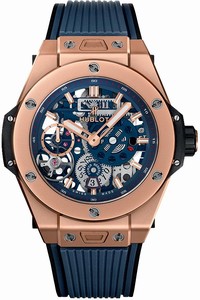 Replica 414.OI.5123.RX King Gold Blue Hublot Big Bang Meca-10 45mm Mens Watch