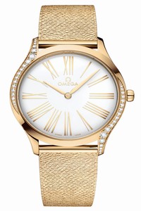 Replica 428.55.36.60.04.001 Omega De Ville Tresor Quartz 36mm Ladies Watch