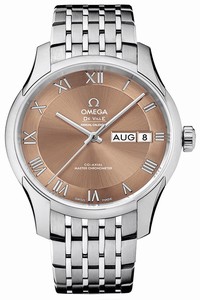Replica 433.10.41.22.10.001 Omega De Ville Hour Vision Annual Calendar Co-Axial Master Chronometer 41mm Mens Watch