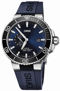 Replica 01 743 7733 4135-07 4 24 65EB Oris Aquis Small Second, Date 45.5 Mens Watch