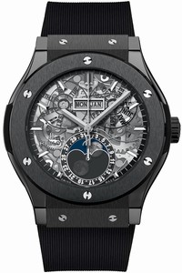 Replica 517.cx.0170.rx Black Magic Hublot Classic Fusion Aerofusion Moonphase 45mm Mens Watch
