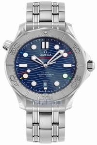 Replica 522.30.42.20.03.001 Beijing 2022 Omega Seamaster Diver 300m Co-Axial Master Chronometer 42mm Mens Watch