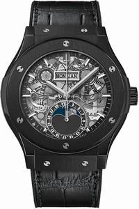 Replica 547.cx.0170.lr Black Magic Hublot Classic Fusion Aerofusion Moonphase 42mm Mens Watch