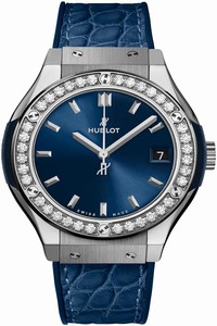 Replica 581.NX.7170.LR.1104 Hublot Classic Fusion Quartz 33mm Ladies Watch