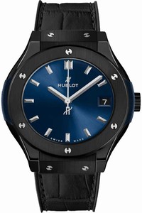 Replica 581.cm.7170.lr Ceramic Blue Hublot Classic Fusion Quartz 33mm Ladies Watch