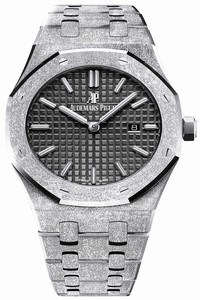 Replica 67653bc.gg.1263bc.02 Frosted Gold Audemars Piguet Royal Oak Quartz 33mm Ladies Watch
