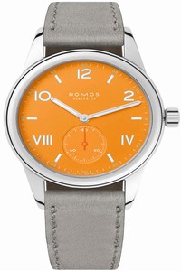 Replica 710 Future Orange Nomos Glashutte Club Campus 36mm Midsize Watch